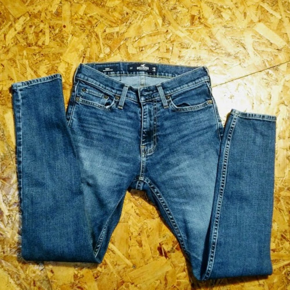 * HOLLISTER MEN JEANS *SKINNY* EPIC FLEX*MEN/JUNIOR SIZE 26W 30L
